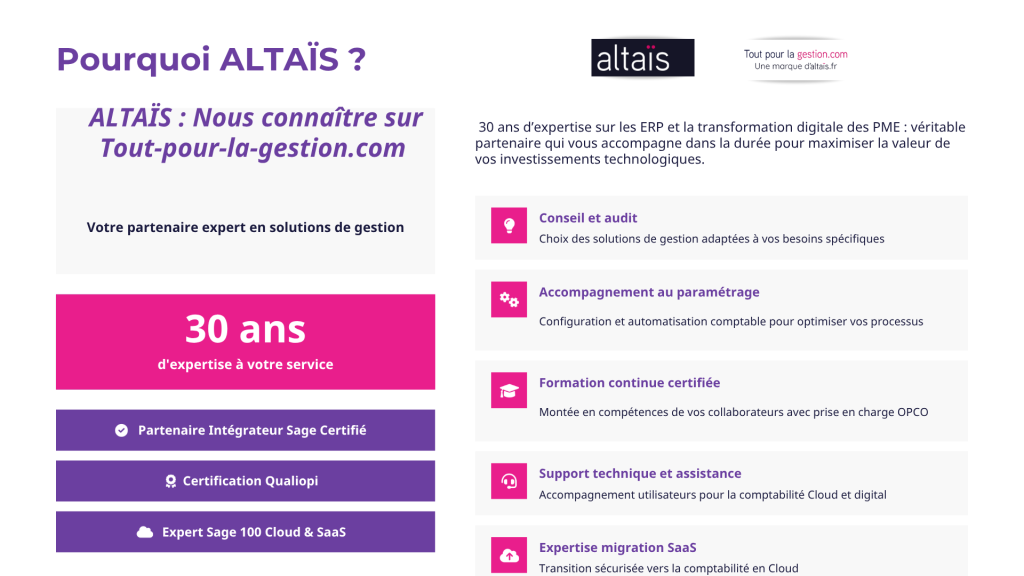 ALTAÏS et Tout-pour-la-gestion : votre partenaire incontournable pour la facture électronique