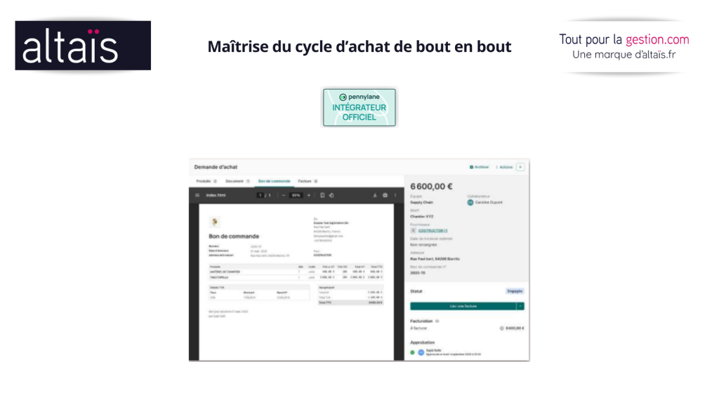 Pennylane 2026: Gestion Complète des Bons de Commande