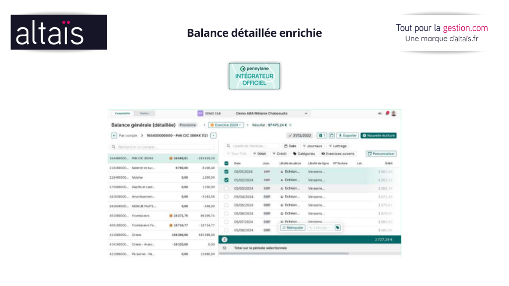 Pennylane 2026: Balance Détaillée Enrichie : Ergonomie et Contrôle Renforcés