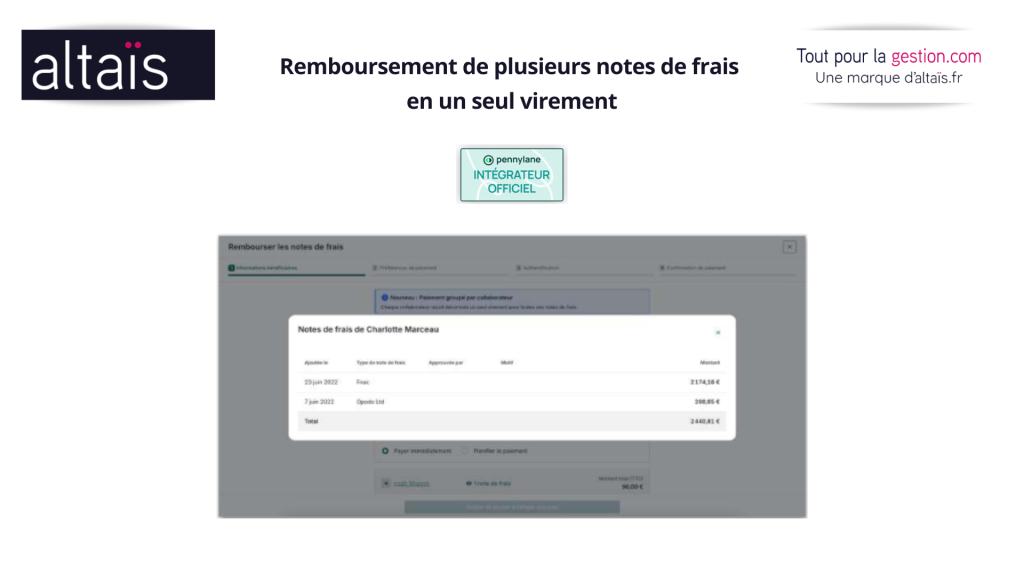 Pennylane 2026: Paiement Groupé des Notes de Frais