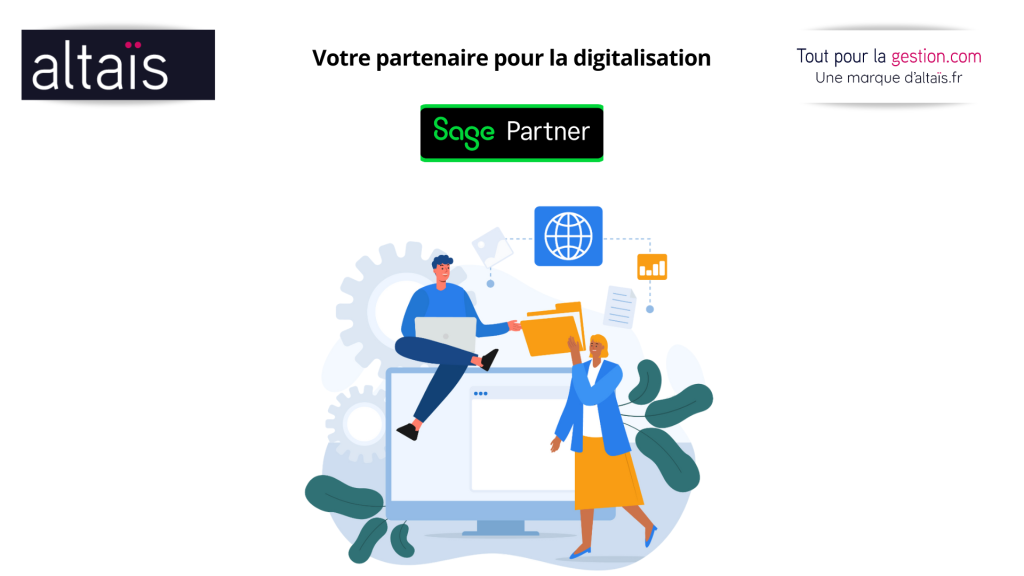 Facture électronique : votre partenaire intégrateur SAGE certifié sur la plateforme Agréée pour garantir votre digitalisation et la conformité des flux e-invoicing et e-reporting : un choix sécurisant avec l'expertise Sage 100 - Batigest - Sage 50