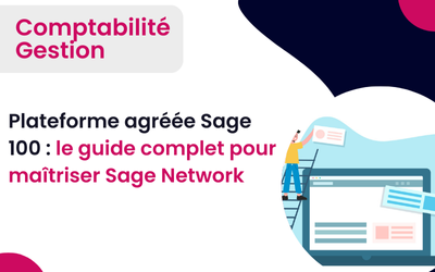 Plateforme Agréée Sage Guide complet pour comprendre la PA Sage Network pour la facture électronique. Qu'est ce qu'une Plateforme agréée, comment connecter Sage Network avec Sage 100, 50 ou Batigest? Comment envoyer et recevoir vos factures e-invoicing et gérer les flux e-reporting? Vous trouverez ici toutes les réponses à vos questions et une FAQ Sage Facture électronique et PA Sage, mais aussi les astuces et Tips de formation en ligne RFE