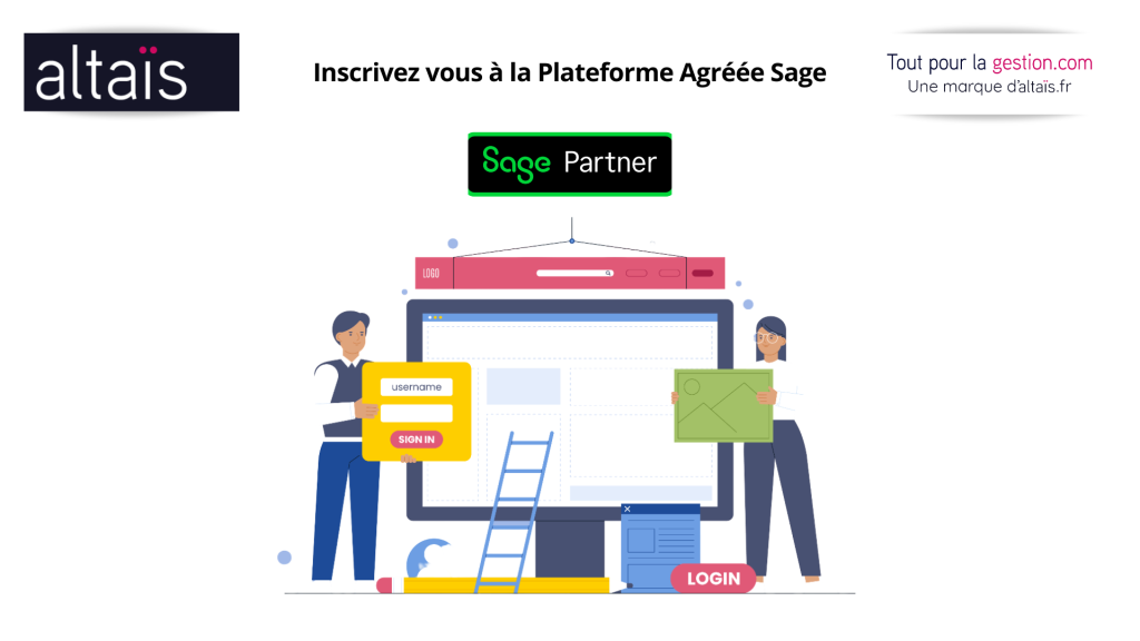 S’inscrire à la PA Sage : Guide étape par étape. Guide d'inscription simplifié à la Plateforme Agréée Sage et en vidéo, lien via votre logiciel de gestion, avec étapes claires pour valider l'inscription et garantir la conformité. aide et support technique client utilisateur Sage facture électronique et PA Sage, Formation Sage Facture électronique et Sage PA