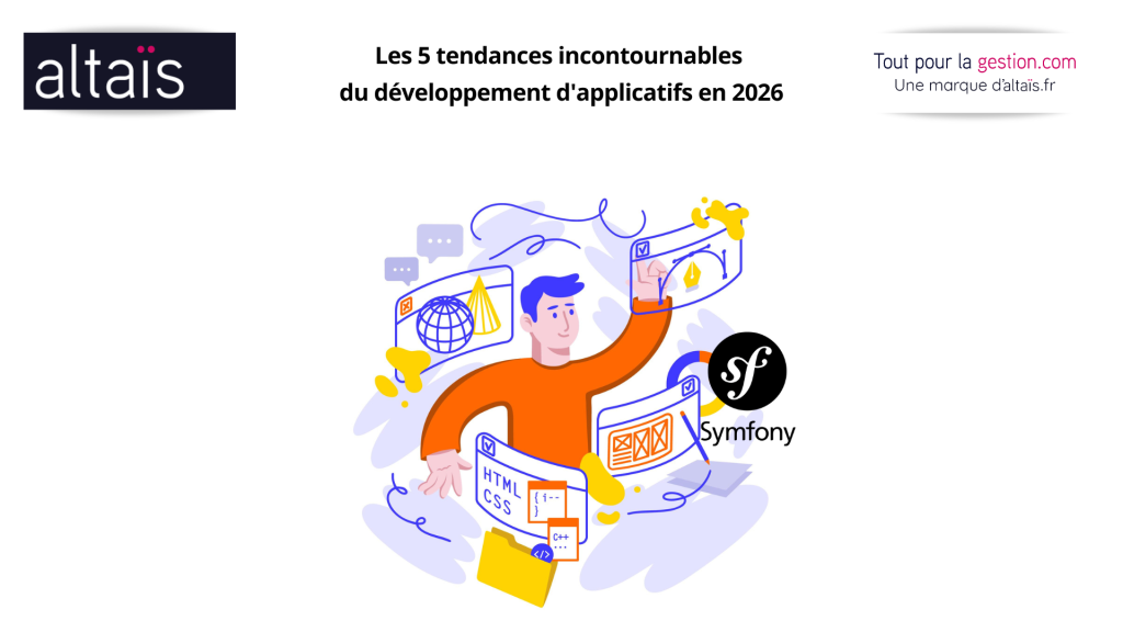 Les 5 tendances incontournables du développement d’applicatifs en 2026 : intelligence artificielle, opérations autonomes, Cloud 3.0 souverain, cybersécurité DevSecOps et hyper-personnalisation PWA, avec Symfony comme framework stratégique pour les entreprises.