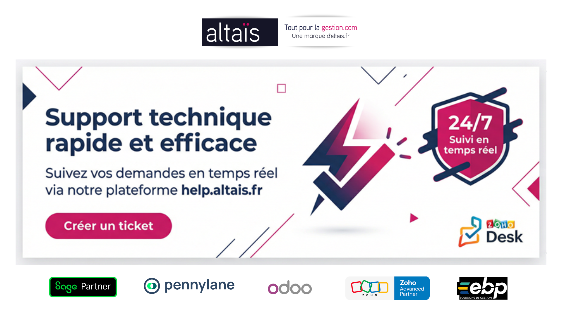 Maintenance Hotline technique service client ERP Sage 100, Sage 50, Batigest, EBP, Pennylane et Odoo. Aide ERP comptabilité, gestion commerciale, paie, facture électronique 2026 et 2027, automatisation comptable, guide utilisateur migration de versions RFE