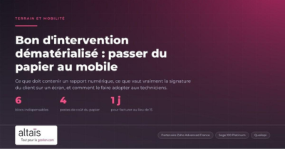 Bon d&rsquo;intervention dématérialisé : passer du papier au mobile
