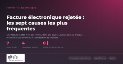 Facture électronique rejetée : les 7 causes les plus fréquentes et comment les éviter