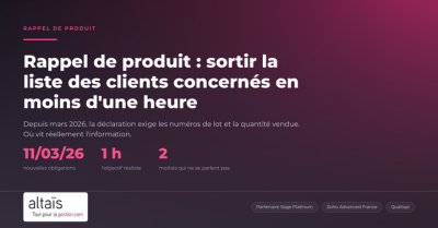 Rappel de produit : sortir la liste des clients concernés en moins d&rsquo;une heure