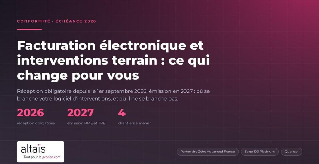 Facturation électronique et interventions terrain : ce qui change pour vous