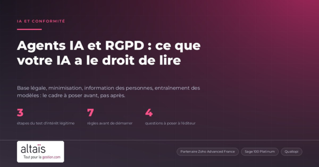 Agents IA et RGPD : ce que votre IA a le droit de lire dans vos données d'entreprise