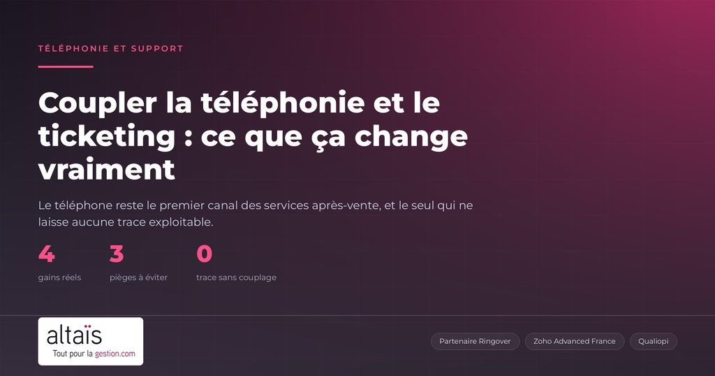 Coupler la téléphonie et le ticketing : ce que ça change vraiment
