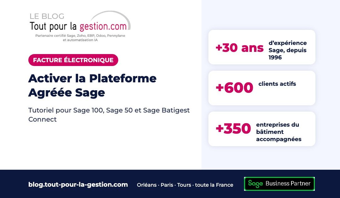 Activer la PA Sage : tutoriel vidéo Sage 100, Sage 50, Batigest
