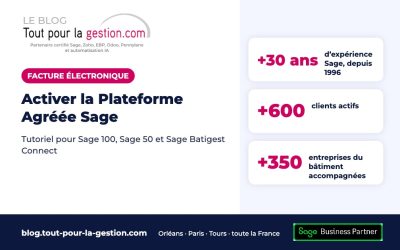 Activer la PA Sage : tutoriel vidéo Sage 100, Sage 50, Batigest