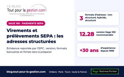 Virements et prélèvements SEPA : les adresses structurées