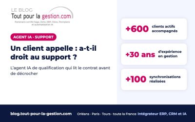 Agent IA de qualification d’appel : savoir si le client a droit au support