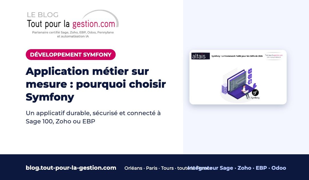 Application métier sur mesure : pourquoi choisir Symfony