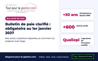 Bulletin de paie clarifié : obligatoire au 1er janvier 2027