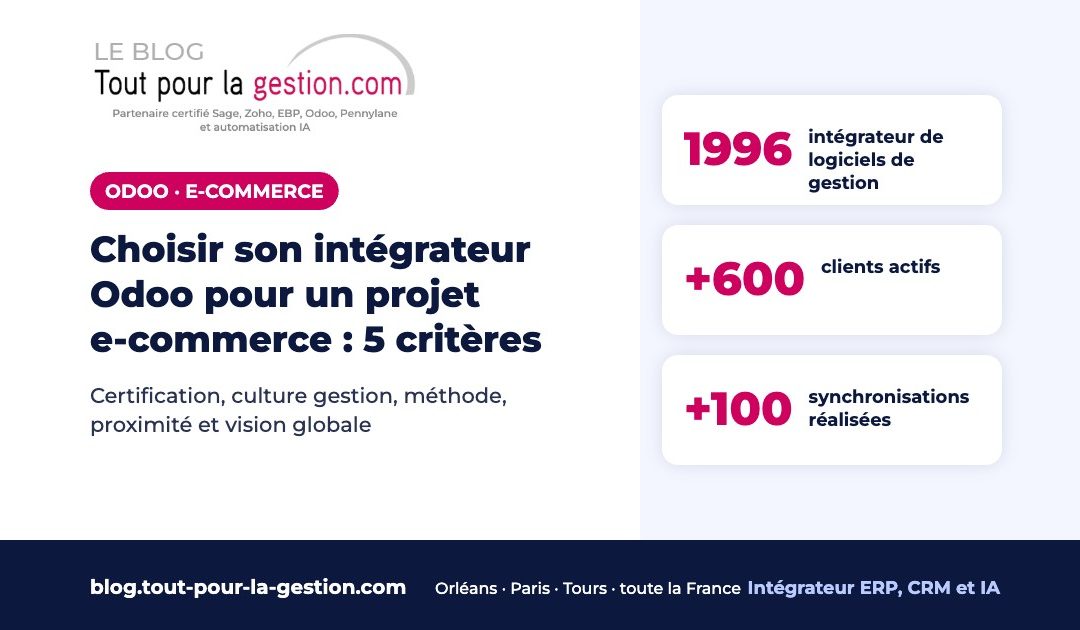 Choisir son intégrateur Odoo pour un projet e-commerce : 5 critères
