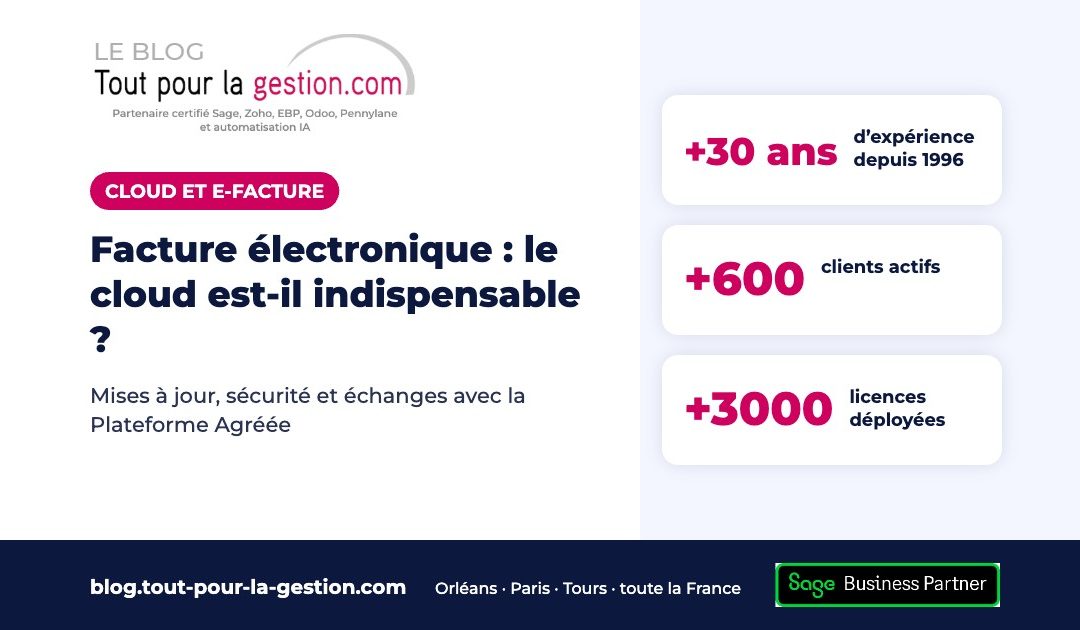 Facture électronique : le cloud est-il indispensable ?
