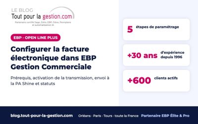 Configurer la facture électronique dans EBP Gestion Commerciale