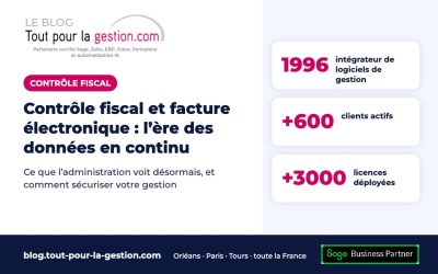 Contrôle fiscal et facture électronique : l’ère des données en continu
