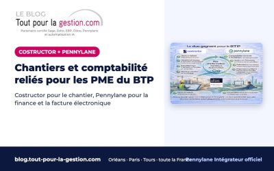 PME du BTP : chantiers et comptabilité reliés avec Costructor + Pennylane