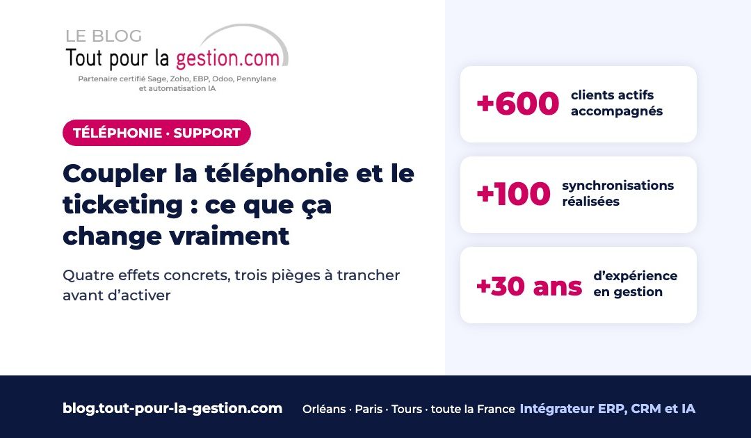 Coupler la téléphonie et le ticketing : ce que ça change vraiment