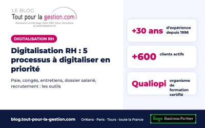 Digitalisation RH : les 5 processus à digitaliser en priorité en PME