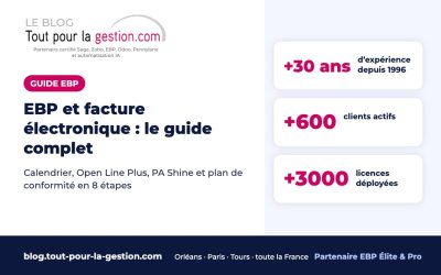 EBP et facture électronique : guide complet Open Line Plus et PA Shine