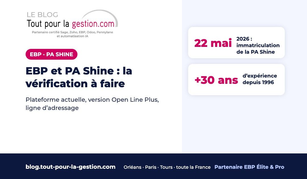 EBP et PA Shine : la vérification à faire si vous étiez chez Cegid
