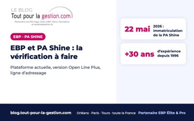 EBP et PA Shine : la vérification à faire si vous étiez chez Cegid