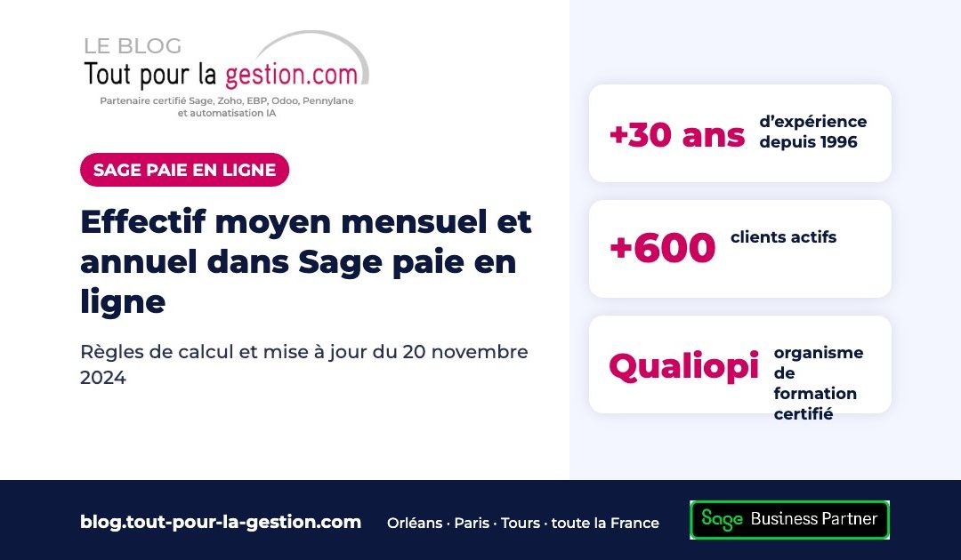 Effectifs EMM et EMA dans Sage paie en ligne (MAJ novembre 2024)