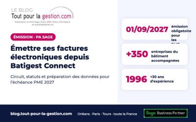 Émettre ses factures électroniques depuis Batigest Connect