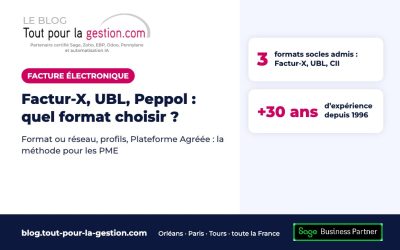 Factur-X, UBL, Peppol : quel format de facture électronique choisir ?