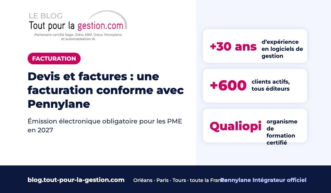 Devis et factures : passer à une facturation conforme avec Pennylane