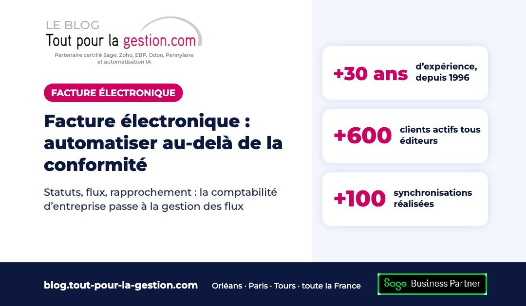Facture électronique : automatiser au-delà de la conformité