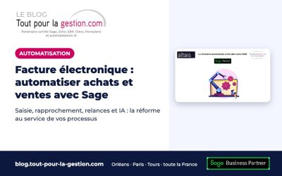 Facture électronique : automatiser achats et ventes avec Sage et l’IA