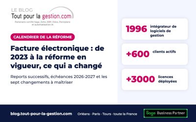 Facture électronique : de 2023 à la réforme en vigueur, ce qui a changé