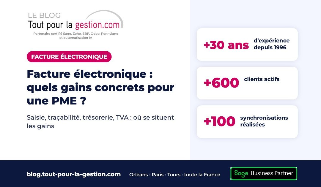 Facture électronique : quels gains concrets pour une PME ?