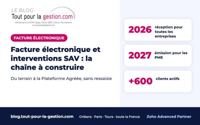 Facture électronique et interventions SAV : la chaîne à construire