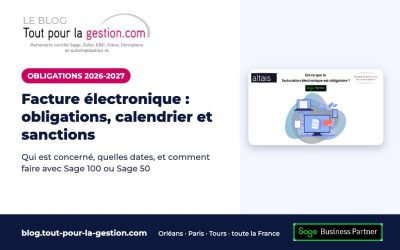 Facture électronique 2026-2027 : obligations, calendrier et sanctions