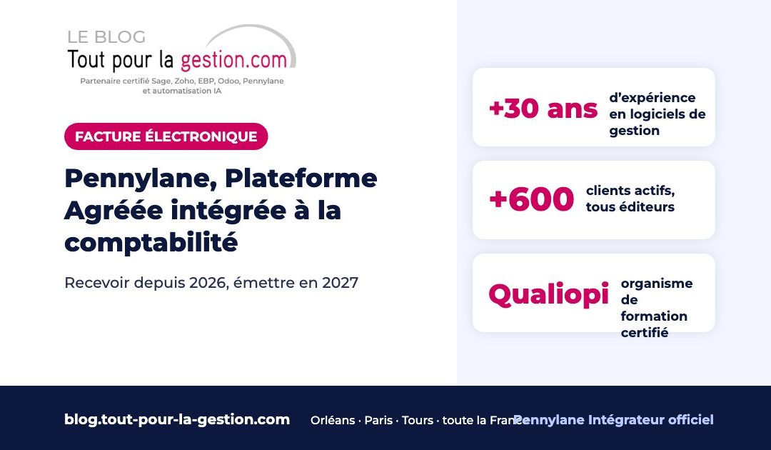 Facture électronique : Pennylane, Plateforme Agréée intégrée