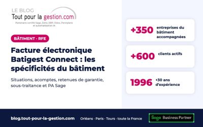 Facture électronique Batigest Connect : les spécificités du bâtiment