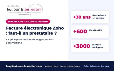 Facture électronique Zoho : faut-il un prestataire ?