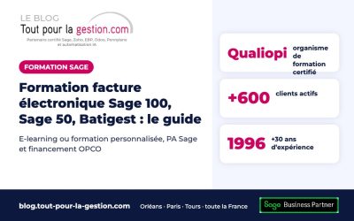 Formation facture électronique Sage 100, Sage 50, Batigest : le guide