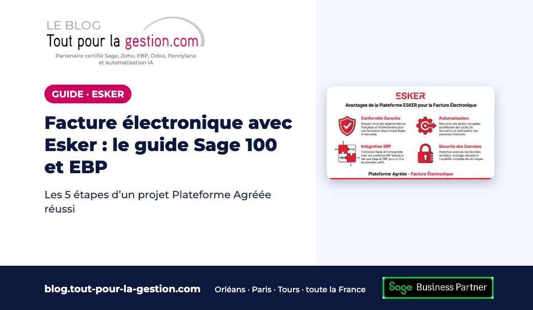 Facture électronique avec Esker : le guide pour Sage 100 et EBP