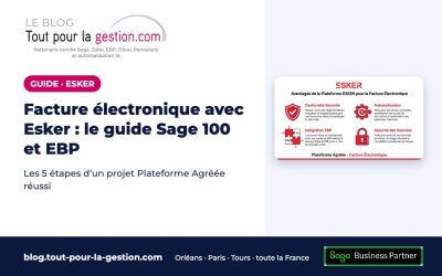 Facture électronique avec Esker : le guide pour Sage 100 et EBP