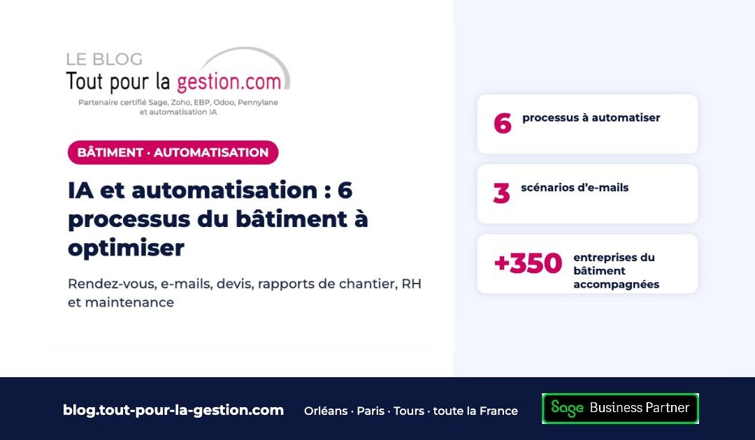 Optimisez vos processus : IA et automatisation au service du bâtiment