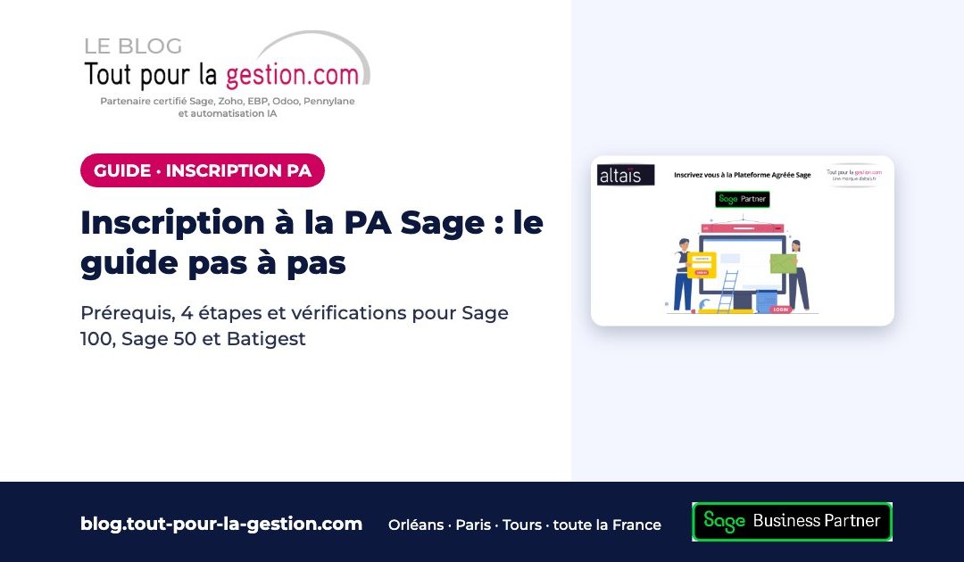 Inscription à la Plateforme Agréée Sage : le guide pas à pas