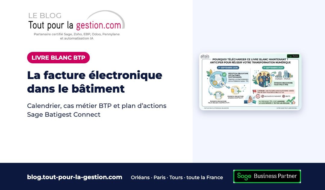 Livre blanc : la facture électronique dans le bâtiment